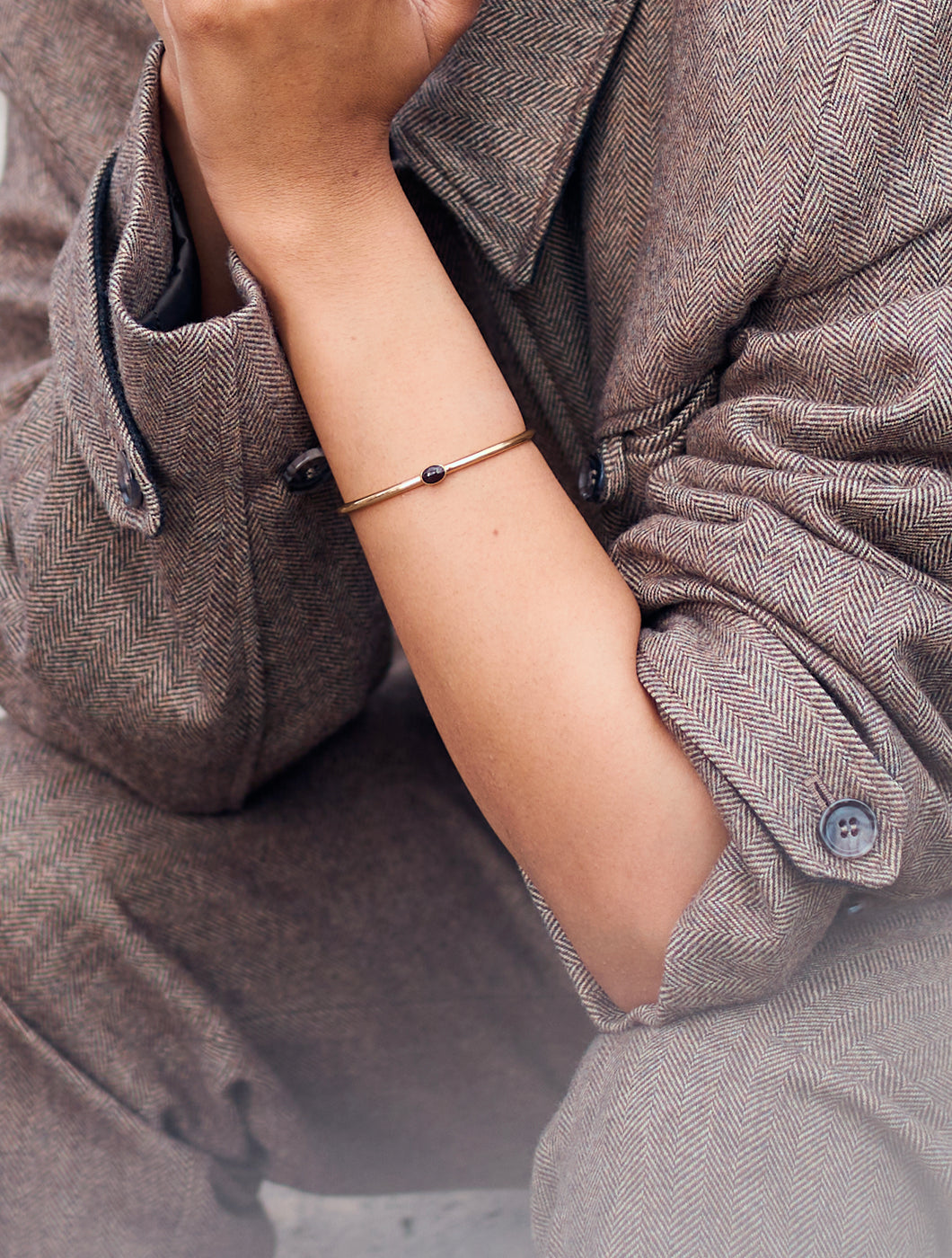 BRACELET JONC ESPRESSO