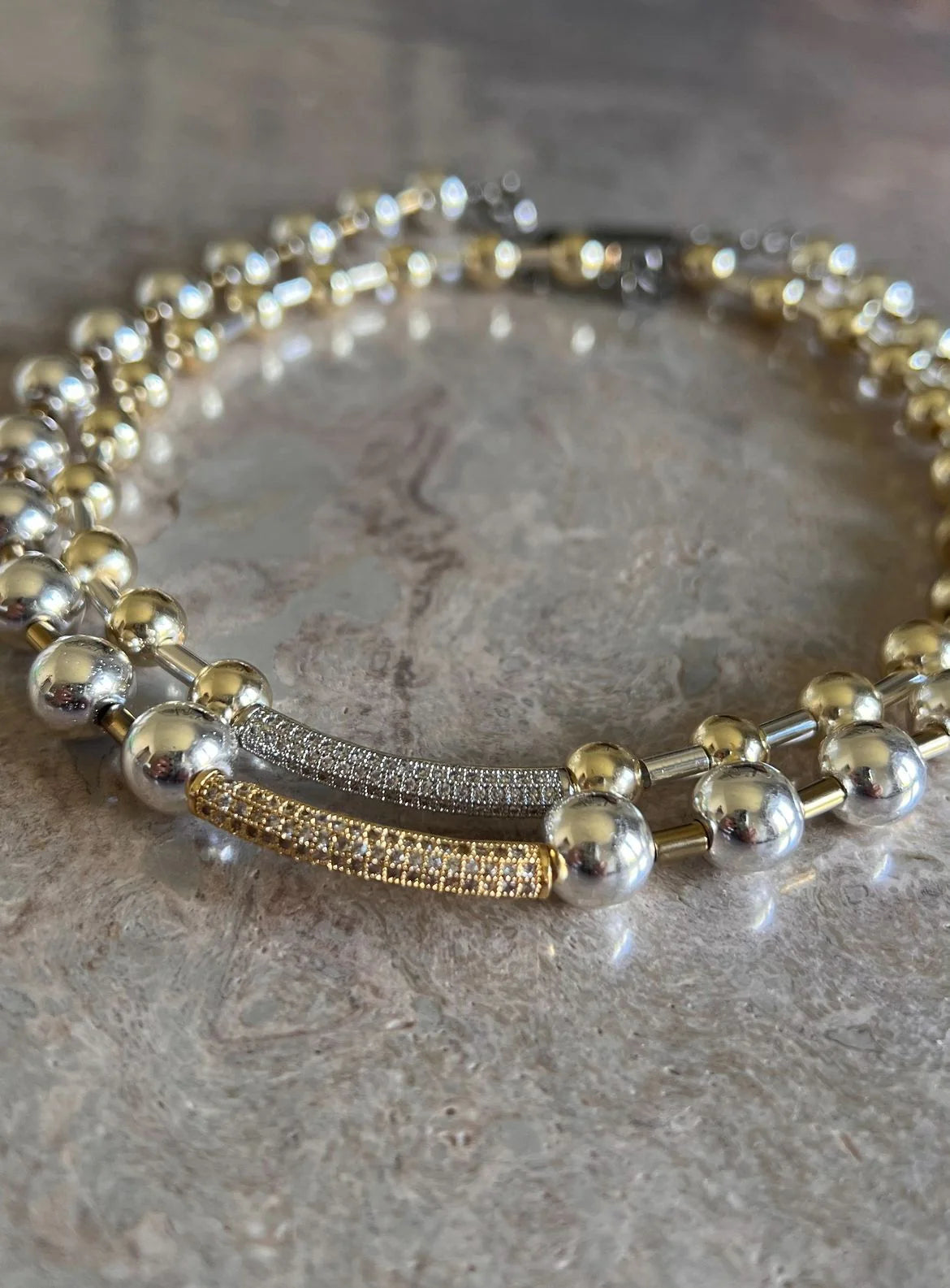 MULTIBOULES STAR NECKLACE