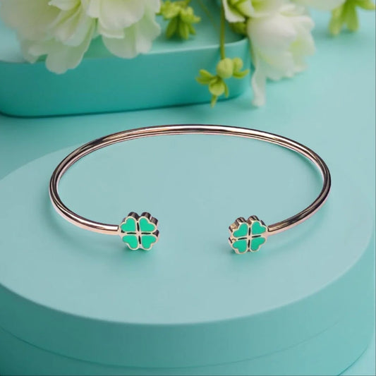 YELLOW GOLD TRÈFLE BRACELET
