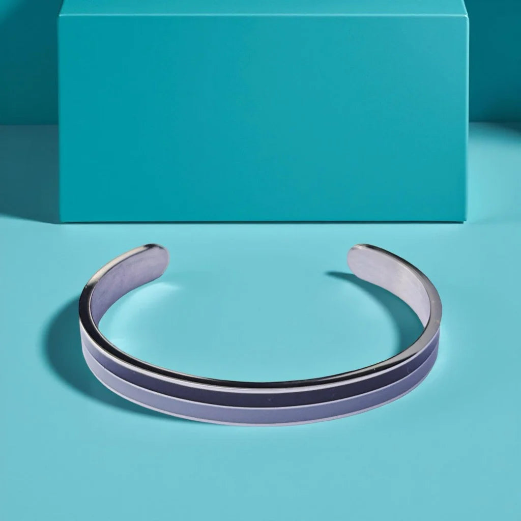 SILVER BICOLOUR BRACELET