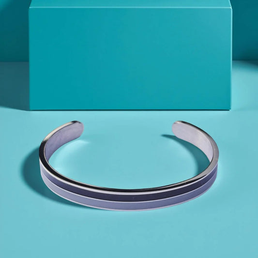 SILVER BICOLOUR BRACELET