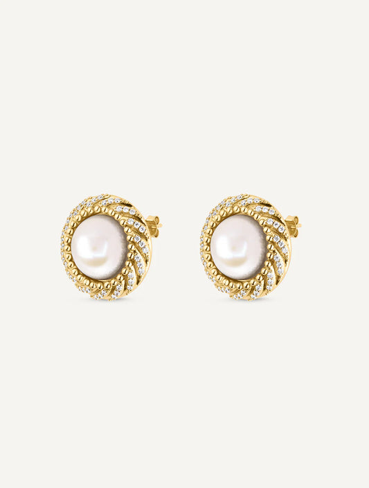 SPARKLY PEARLS EARRINGS