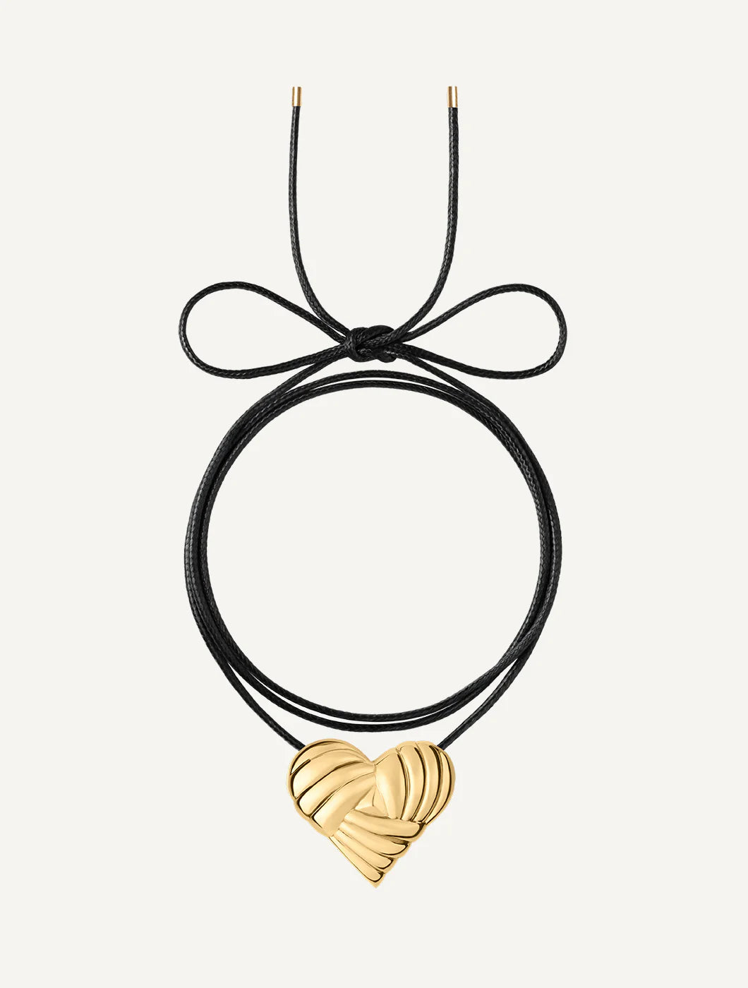 BLACK HEART NECKLACE