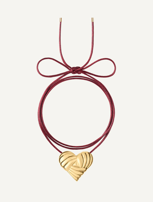 RED HEART NECKLACE