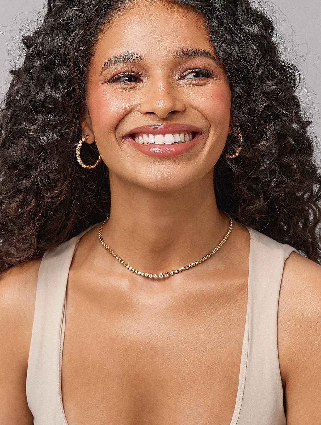 SPARKLY TWIST HOOPS